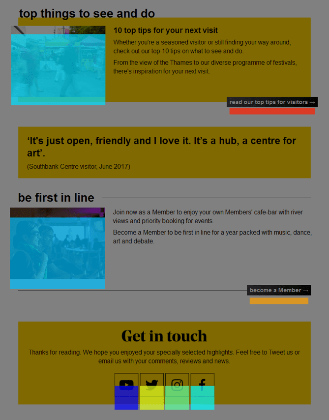 Southbank email sample